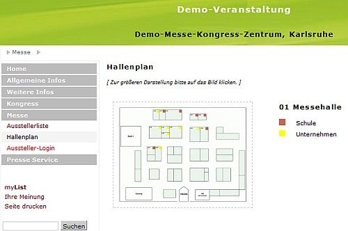 Hallenplan Hallenplan
