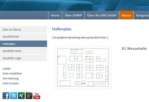 Hallenplan Hallenplan