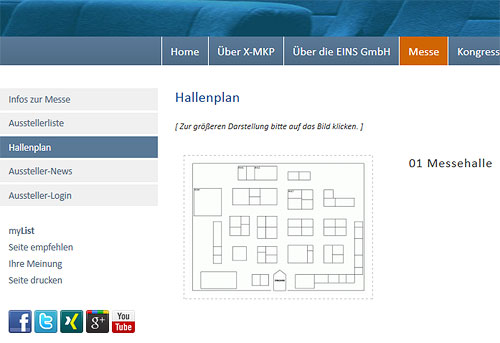 Hallenplan